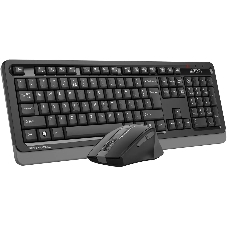 Комплект клавиатура+мышь A4Tech FStyler FG1035 беспроводной, USB, 2000 DPI, чёрный/серый