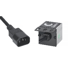 Блок силовых розеток Cabeus PDU-9P-2IEC Shuko х 9, вход IEC 320 C14, для шкафов, шнур 2 м, 50х490х50 мм (ВхШхГ), 10А, черный