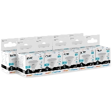 Лампа светодиодная Gauss Elementary 9Вт цок.: GU5.3 софит 12B св. свеч. бел. нейт. (упак.: 10 шт)