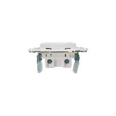 Розетка SKANDY 10А без заземл. без защ. шторок SK-R02W арктич. бел. IEK SK-R10-10-K01