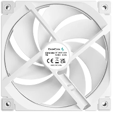 Вентилятор корпусной DeepCool FD12 WH V2 белый, 120 мм, 500-2500 об/мин, 32.32-35.66 дБ, 4 pin PWM, без подсветки