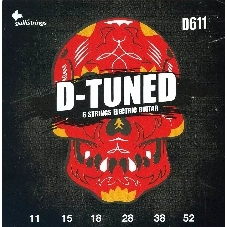 Комплект струн GALLI STRINGS D611 для 6-струнной электрогитары