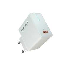 Сетевое зарядное устройство MORE CHOICE (4610196408632) NC60 1USB-C 3.0A PD 20W быстрая зарядка белый