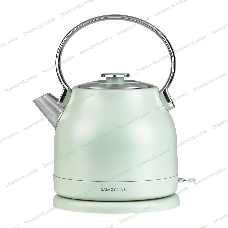 Чайник электрический Galaxy Line GL 0333, мятный, металл, 2200 Вт, 1,5 л