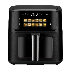 Аэрогриль Eltronic 777-06 черный, 1800 Вт, 8 л, сенсор, 12 программ