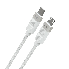 Дата-кабель MORE CHOICE (4620202555045) K87ia USB 3.0A PD 27W для Lightning ng 8-pin Type-C - 1м, белый
