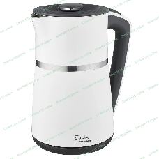 Чайник электрический Oasis K-4SPW белый+черный 1.7 л 2200 Вт