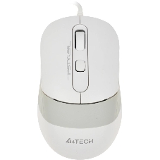 Мышь проводная A4Tech Fstyler FM10 белый/серый, 1600 dpi, USB, кнопки - 4