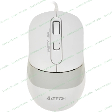 Мышь проводная A4Tech Fstyler FM10 белый/серый, 1600 dpi, USB, кнопки - 4