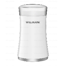 Кофемолка Willmark WCG-274 200 Вт, 100г., прозрачная крышка, ротационный нож, белый