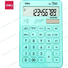 Калькулятор настольный Deli Touch EM01531 голубой 12-разр.