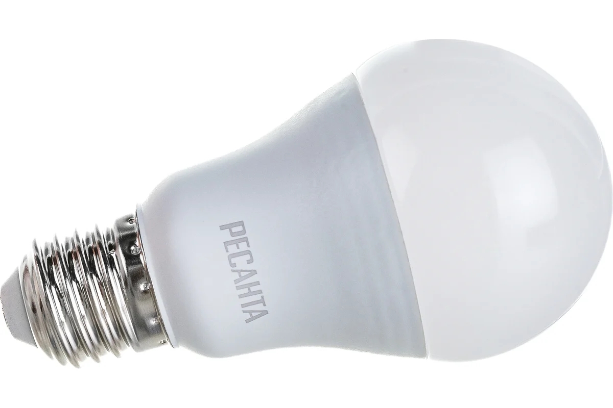 Лампа светодиодная Ресанта LL-R-A60-13W-230-4K-E27 груша, 13 Вт, нейтр., Е27
