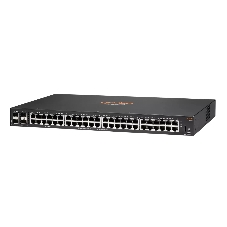 Коммутатор HPE Aruba 6100 48G 4SFP+, 48×1 Гбит/с + 4×10 Гбит/с SFP+, управляемый
