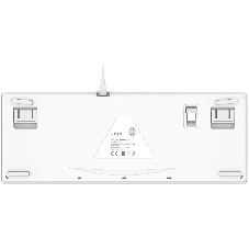Клавиатура беспроводная Acer OKR302 (ZL.KBDEE.016), USB, Bluetooth/Радиоканал, белый