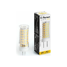 Лампа светодиодная Feron LB-434 9Вт 230В G4 теплый капсульная