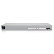 Ubiquiti UniFi Switch Pro XG 10 PoE PoE-коммутатор в стойку, 10х 10G RJ45, 2х 10G SFP+, раздача 400 Вт