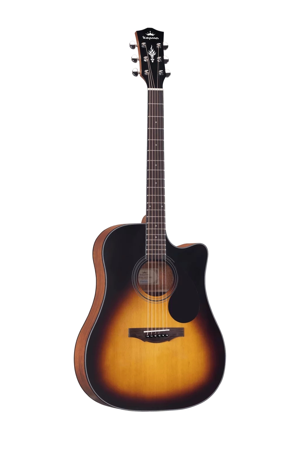 Трансакустическая гитара Kepma EDCE-K10PRO-3TSM цвет санберст