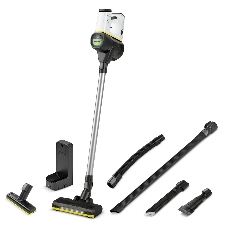 Пылесос вертикальный Karcher VC 6 Cordless ourFamily Car черный/белый, питание от аккумулятора, 250 Вт, уборка сухая, пылесборник 0.8 л, работа от АКБ max 50 мин