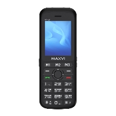 Мобильный телефон Maxvi RT-03 + док-станция, черный
