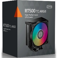 Устройство охлаждения(кулер) PcCooler RT500 TC ARGB Soc-AM5/AM4/1200/1700/1851 черный 4-pin 34.9dB Al+Cu 245W Ret (RT500TC-BKAWYX-GL)