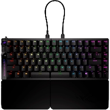 Клавиатура ASUS ROG Falcata Black гибридная, USB Type-A, Bluetooth, радиоканал, чёрный