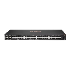 Коммутатор HPE Aruba 6100 48G 4SFP+, 48×1 Гбит/с + 4×10 Гбит/с SFP+, управляемый