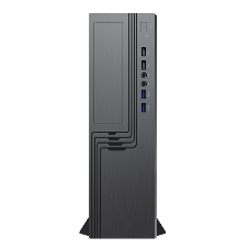 Корпус Powerman EL555BK-450W PM-450TFX Black, Slim-Desktop, чёрный, БП 450 Вт, 80+ Bronze
