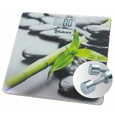 Весы напольные Sakura SA-5072S 180 кг элек бамбук
