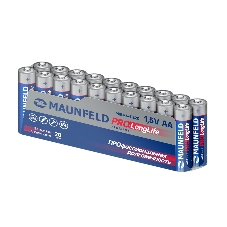 Батарейки Maunfeld PRO Long Life Alkaline AA (LR6) MBLR6-PB20, спайка 20 шт., 1.5 В
