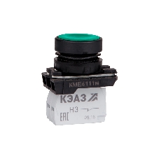 Кнопка управления КМЕ4111м 1но+1нз IP40 цилиндр зел. КЭАЗ 248242