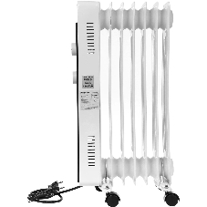 Обогреватель масляный Centek CT-6222-7 (7 секций) белый, 600/900/1500 Вт, 15 м2, 3 режима, термостат