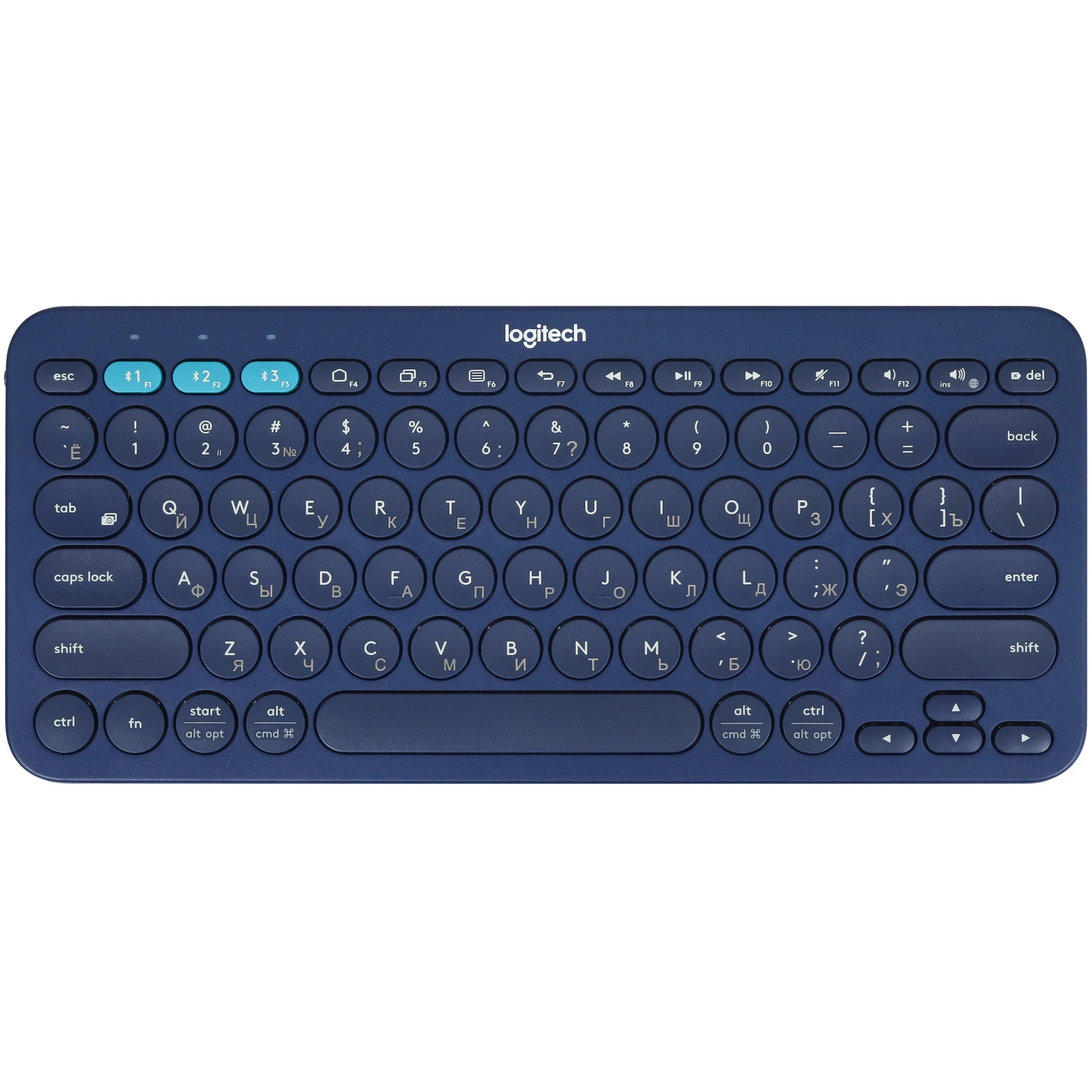 Клавиатура беспроводная Logitech K380 [920-007591] синий