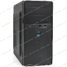 Компьютерный корпус Minitower ExeGate BA-309U2-UNS350 (mATX, БП UNS350 с вент. 12см, 1хUSB+2хUSB 3.0, HD аудио, черный)