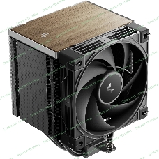 Кулер для процессора DEEPCOOL AK500 G2 LGA1851/1700/1200/115X/AM5/AM4 (9шт/кор, TDP 240W, PWM, Fan 120мм, 5 тепл. трубок, Copper Base, Wood-grain top cover, черный) RET (R-AK500G2-BKNNMN-GJD)
