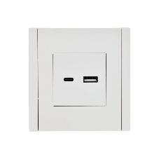 Розетка IEK FORTE&PIANO FP250 USB A+C 3,1А белый