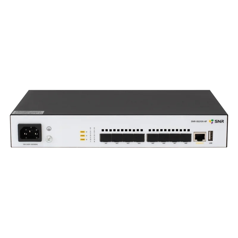 Коммутатор SNR SNR-S5210X-8F, 8×10 Гбит/с SFP+, управляемый