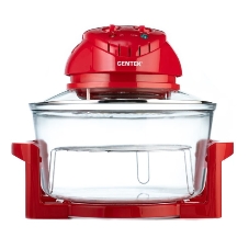 Аэрогриль Centek Ct-1456 красный, 1400 Вт, 12 л, механическое управление, 0 программ