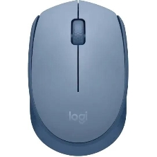 Мышь беспроводная Logitech M171 голубой, 1000 dpi, радиоканал, USB, кнопки - 3