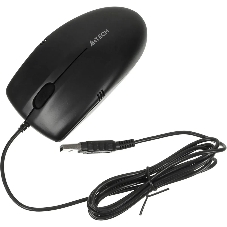 Мышь проводная A4Tech OP-530NUS черный, 1200 dpi, USB, кнопки - 3