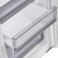 Встраиваемый холодильник Maunfeld MBF17754NFWHGR LUX Inverter белый двухкамерный 179/66 л морозилка снизу, NoFrost
