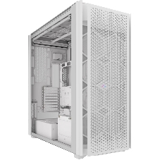 Компьютерный корпус без блока питания Case Corsair iCUE LINK 9000D Airflow, Full-Tower, TG, no fan, 4xUSB-A 3.2, 2xUSB 3.2 Type-C, SSI-EEB, E-ATX, ATX, mATX, mITX White