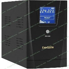Источник бесперебойного питания ExeGate EX292631RUS SpecialPro Smart LLB-2000.LCD.AVR.4C13.RJ.USB 2000VA/1200W, LCD, AVR, 4*C13,RJ45/11,USB, металлический корпус, черный