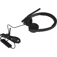 Гарнитура Logitech USB Headset H570e Stereo чёрный, проводная, USB
