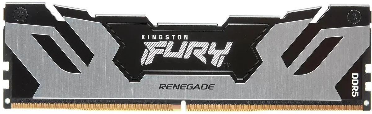 Оперативная память Kingston Fury Beast, DDR5, 16Gb (1x16Gb), 7600MHz, CL38, DIMM, с радиатором, черный