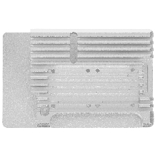Корпус Qumo Aluminum case with double black fans, Raspberry Pi 4, silver(RS009)