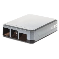 Алюминиевый корпус QUMO Argon NEO для Raspberry Pi 4 с магнитным креплением, grey(RS044)