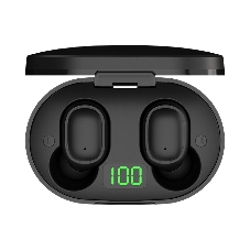 Наушники TWS Maxvi MHF-101BT UP черный, вкладыши, Bluetooth, сенсорное управление, до 4 ч