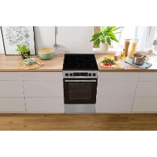 Плита электрическая Gorenje GEC5C41SG серый, конфорок 4 электрических, духовка 70 л, 50 см x 85 см x 59.4 см (без крышки)