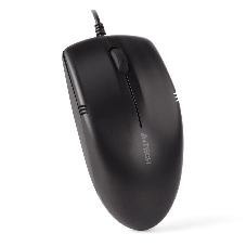 Мышь проводная A4Tech OP-530NUS черный, 1200 dpi, USB, кнопки - 3