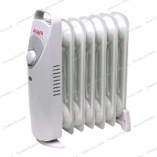 Обогреватель масляный Ресанта ОММ-7Н (7 секций) белый, 700 Вт, 10 м2, термостат 67/3/1